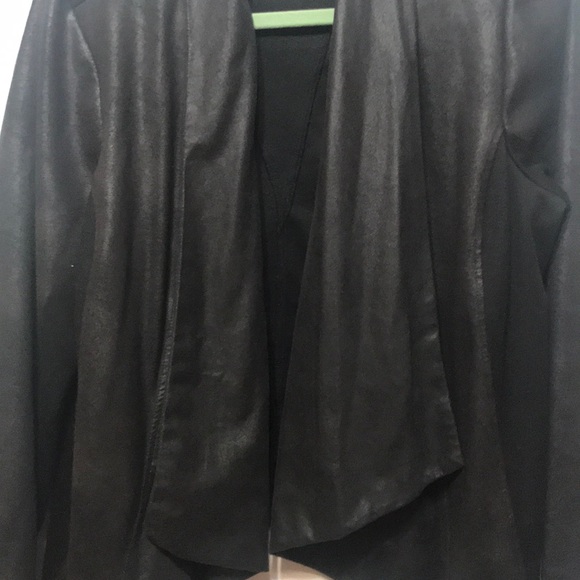 Black Faux Leather Jacket - Picture 4 of 8